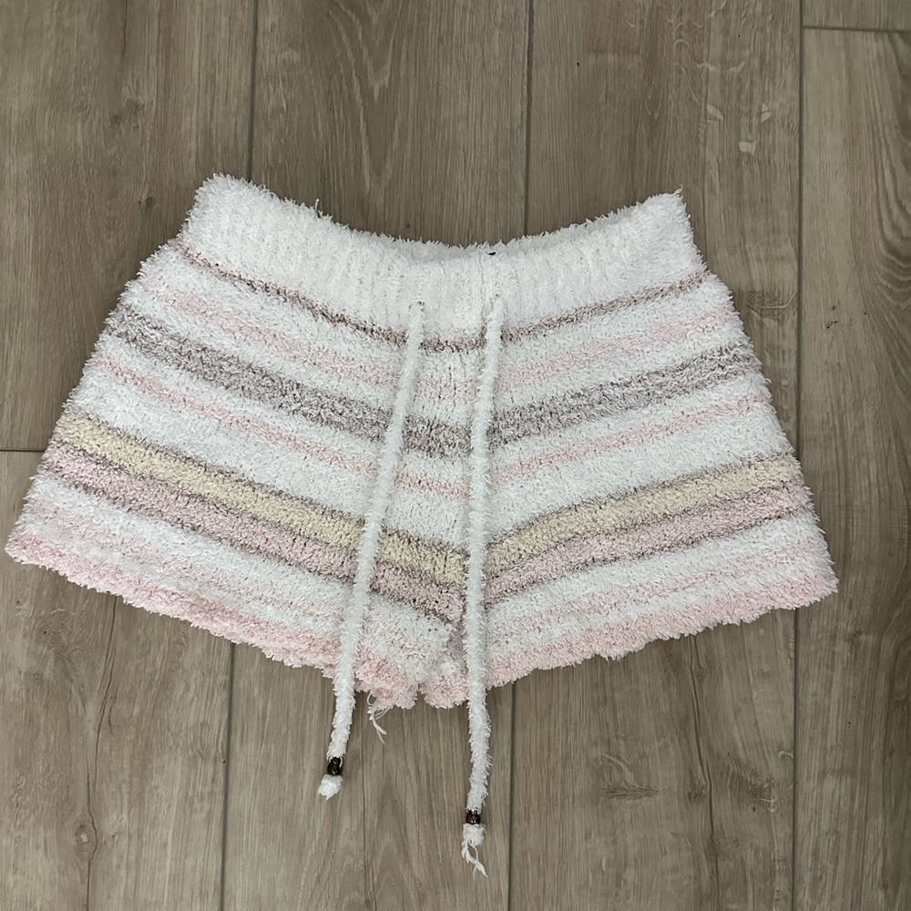 Fuzzy pj shorts